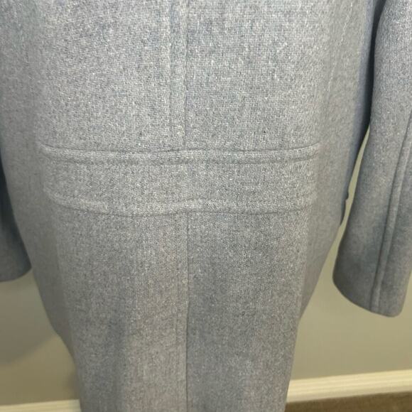 Talbots new without tags gray wool blend lined pea coat size 16 - Picture 8 of 16